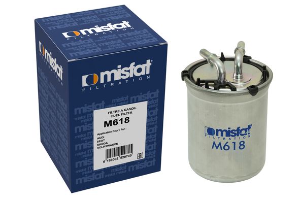 Filtre à carburant (Filtre à gasoil) MISFAT FILTRATION ref. M618